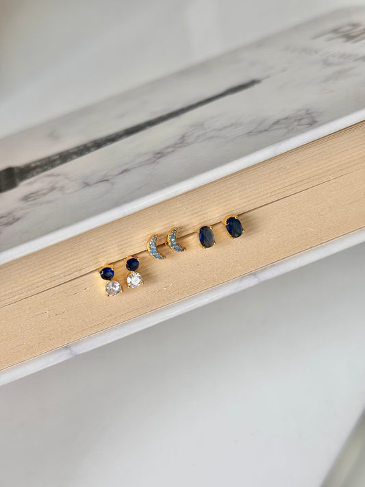 Set topos x 3 luna azul