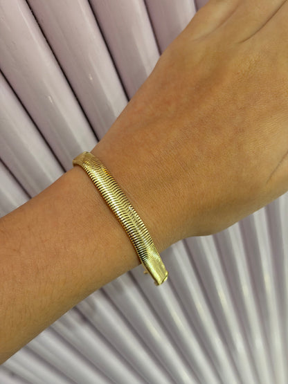 Pulsera serpiente gruesa