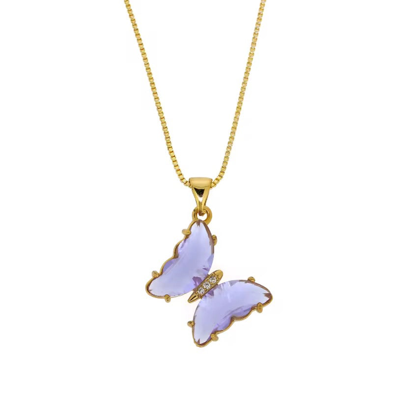 Collar mariposa - 8 colores
