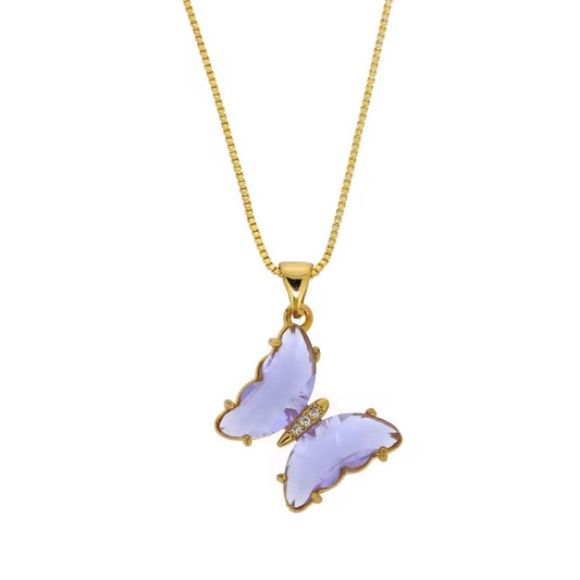 Collar mariposa - 8 colores