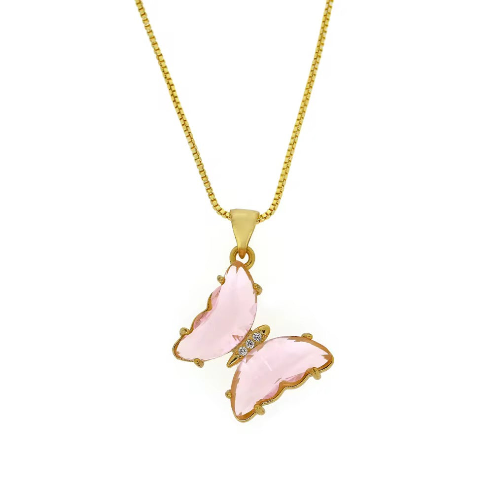 Collar mariposa - 8 colores
