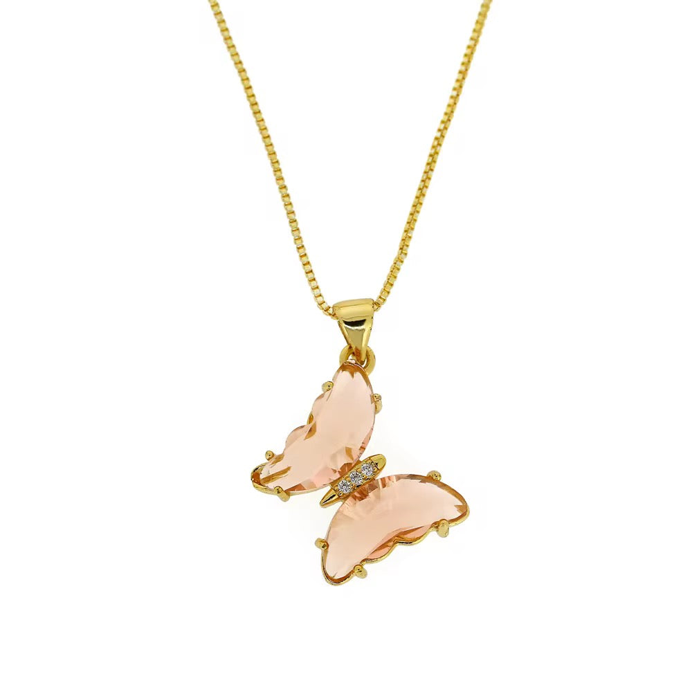 Collar mariposa - 8 colores