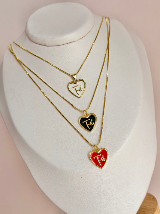 Cadena Fe corazón