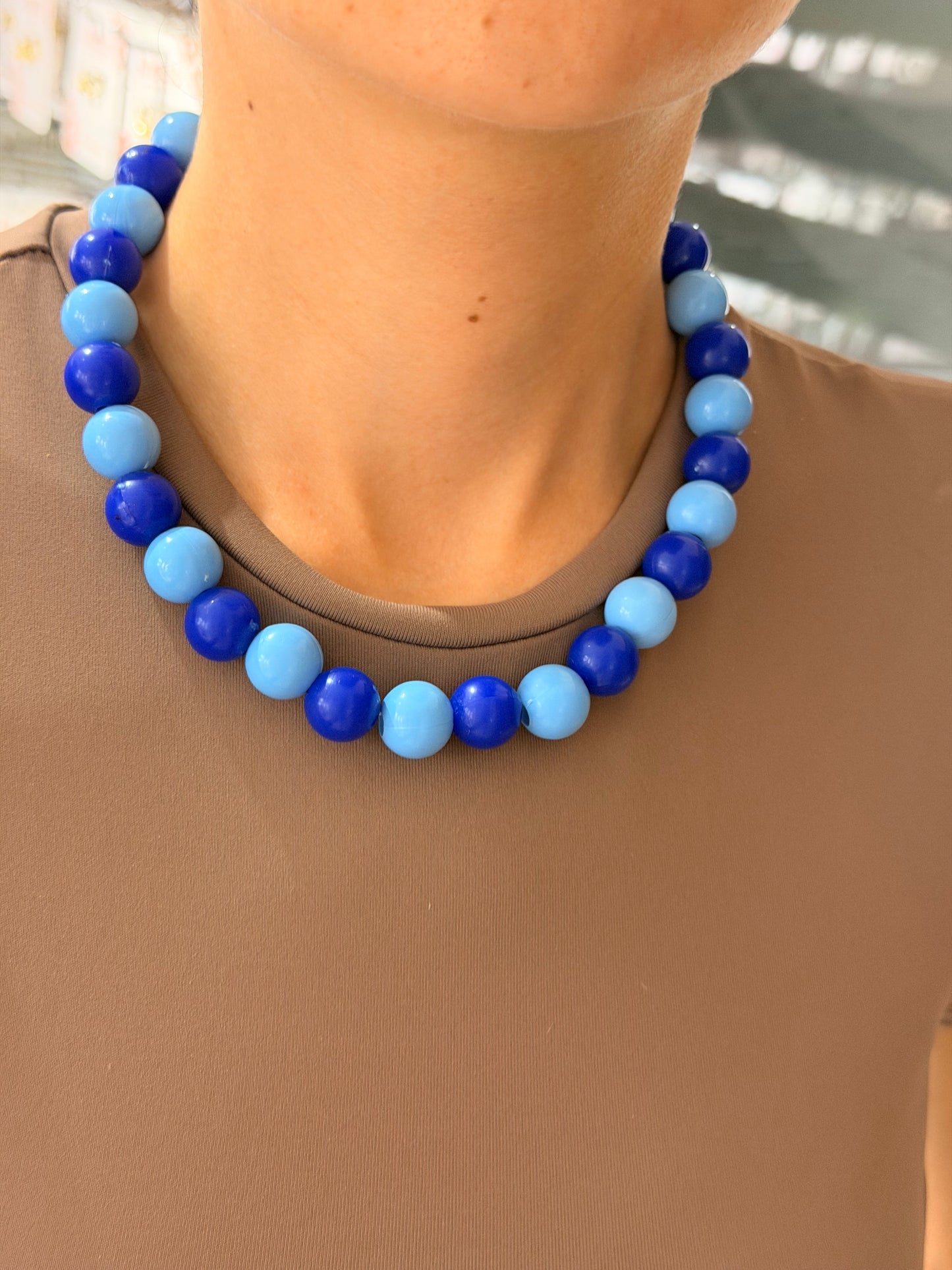 Collar XL  océano #14