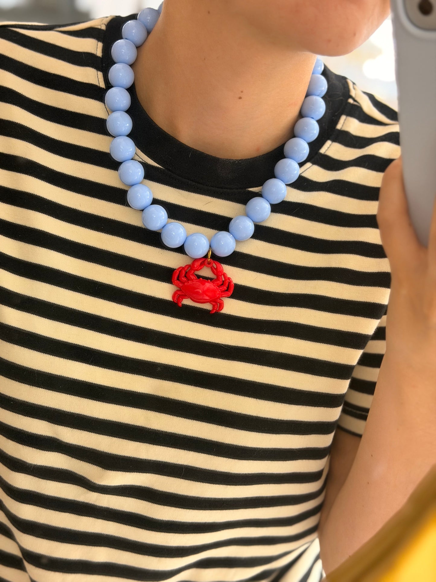 Collar XL cangrejo rojo