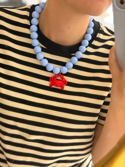 Collar XL cangrejo rojo