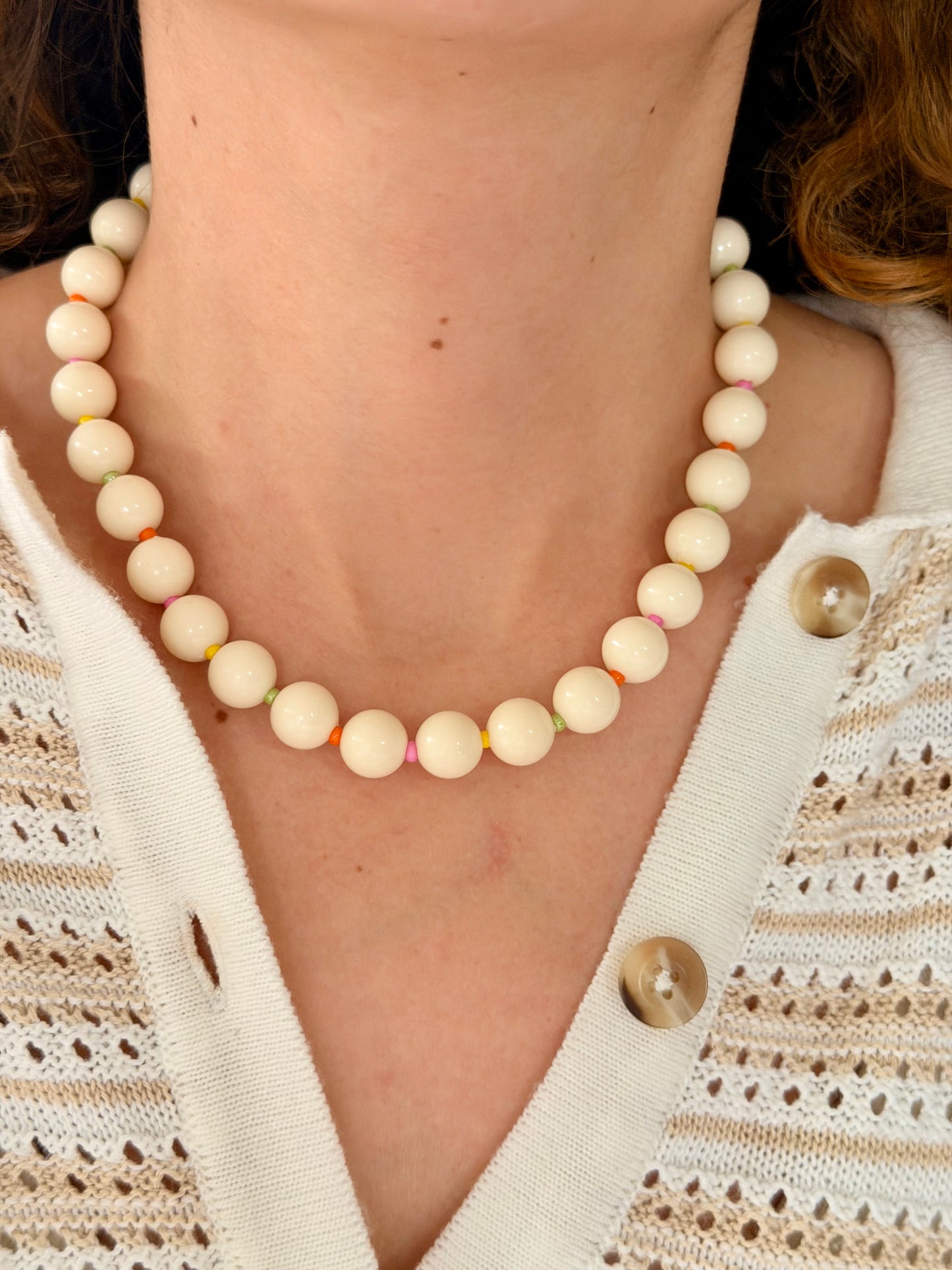 Collar xl Beige multicolor #12