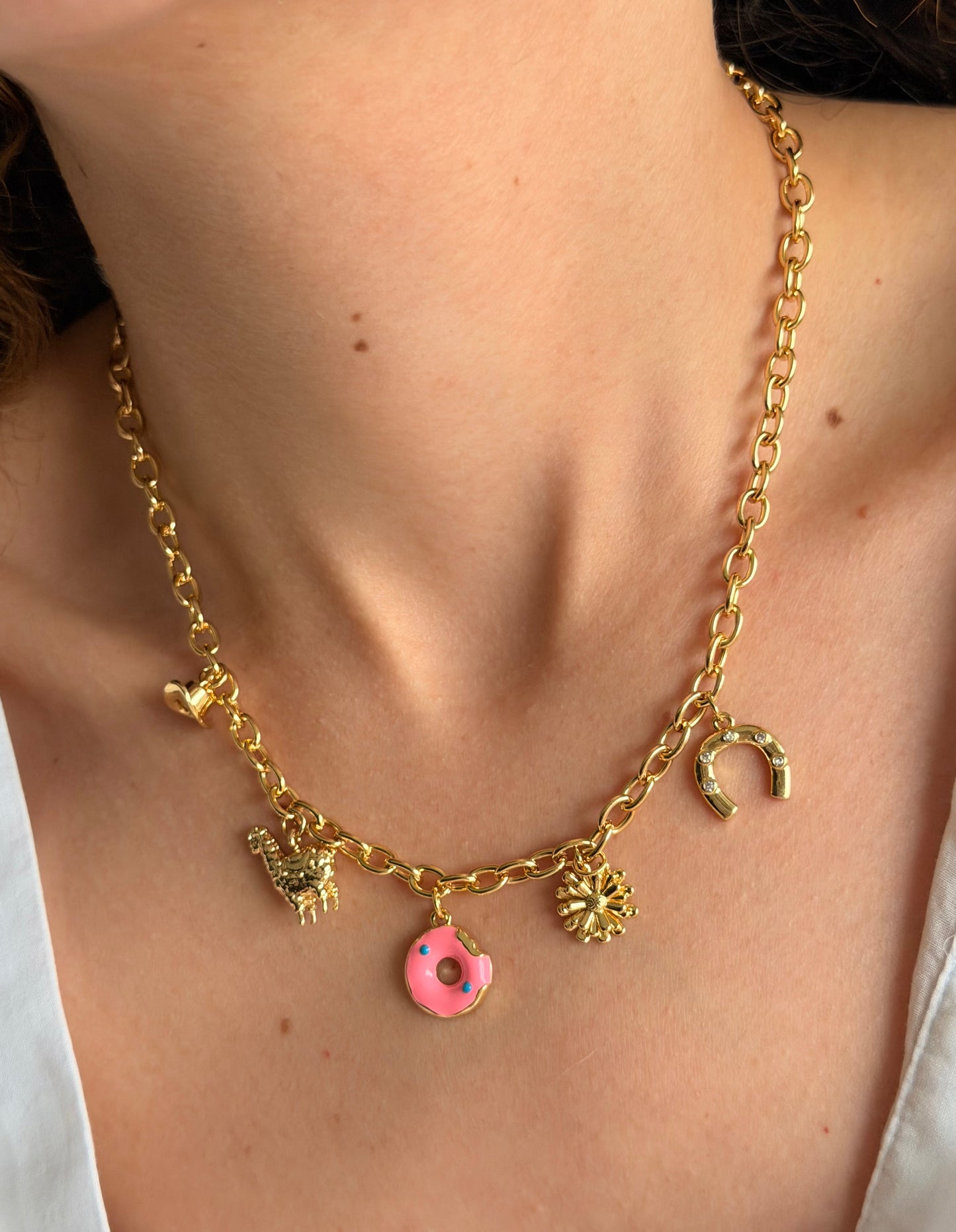 Collar mini charms candy