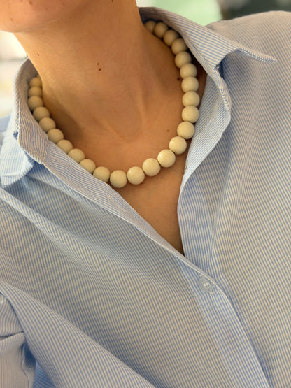 Collar XL crema #14