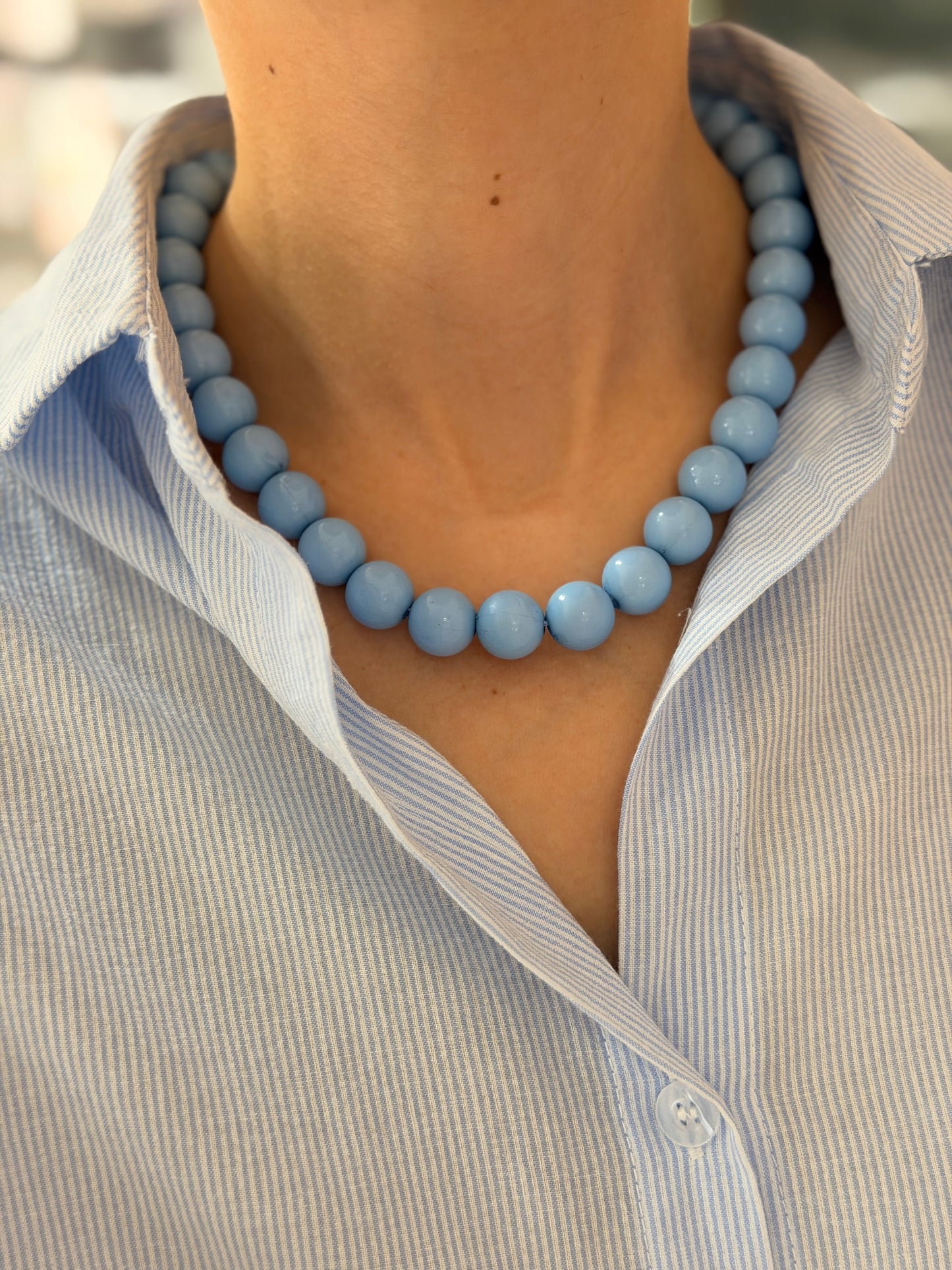 Collar XL Baby blue