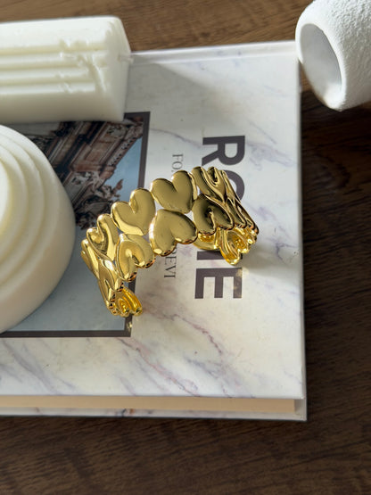 Pulsera corazones chunk