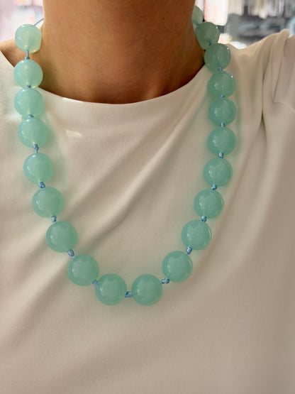 Collar XL azul cielo