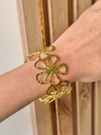 Pulsera silueta flor