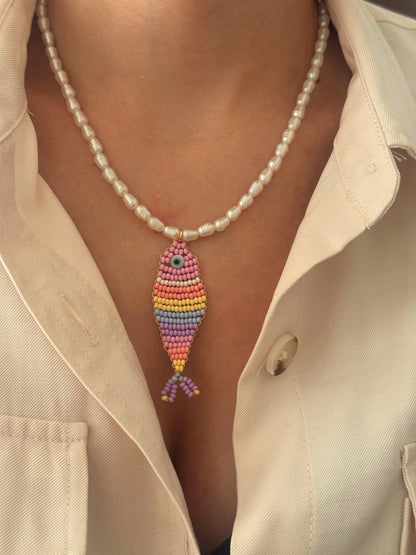 Collar pez arcoíris
