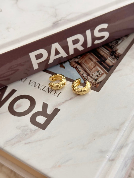 Earcuff mini chunky corrugado