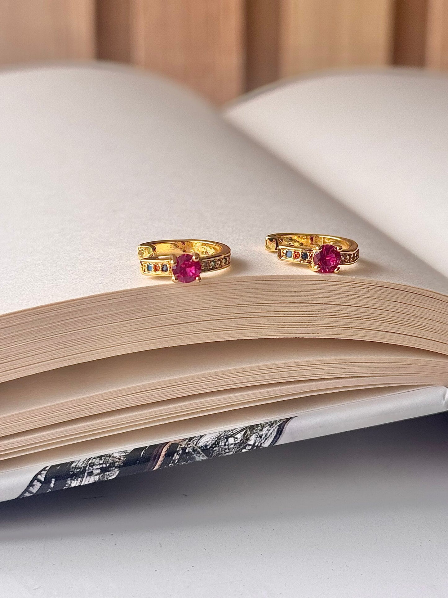 Earcuff fucsia multicolor