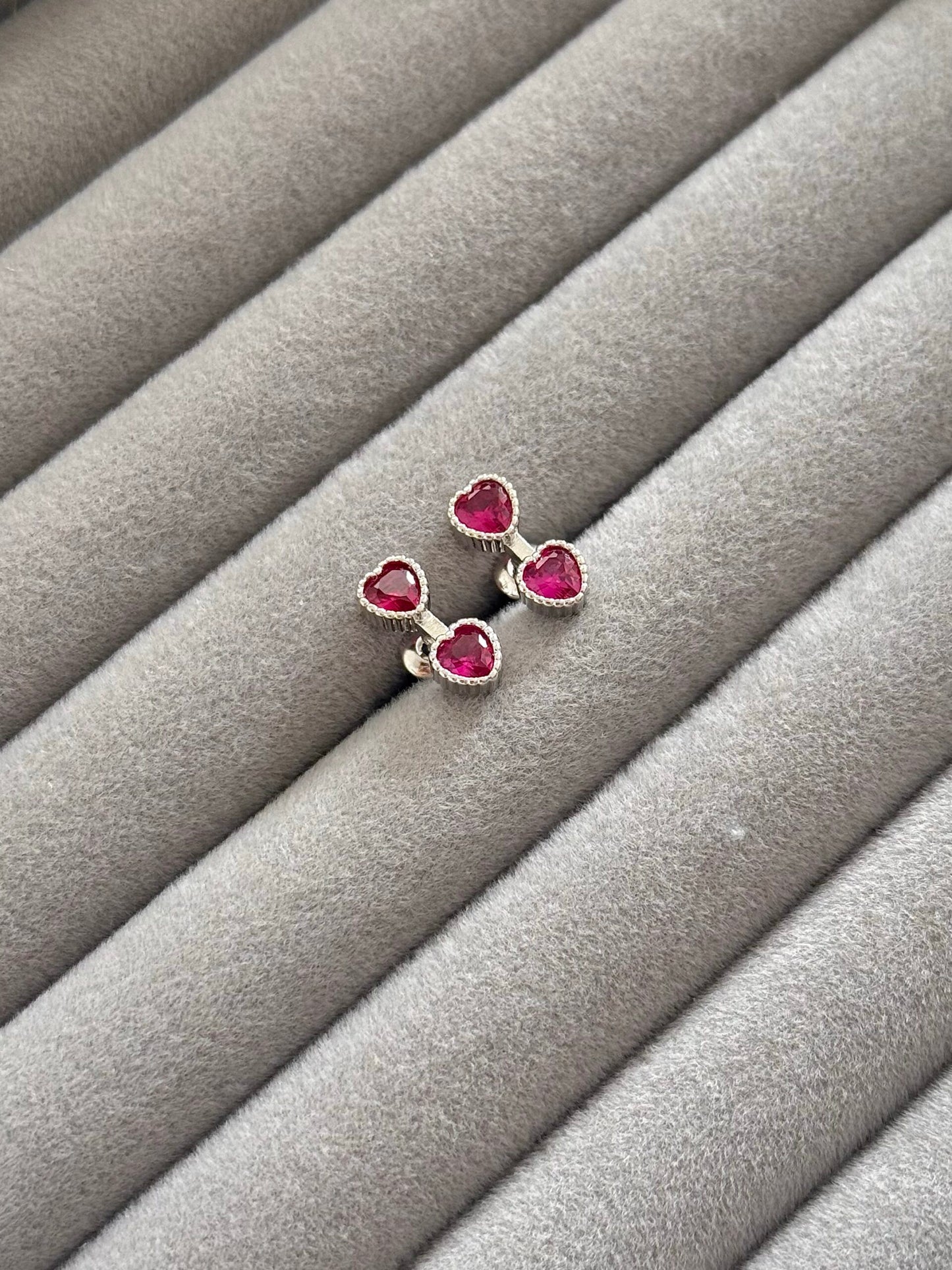Topo dos corazones fucsia