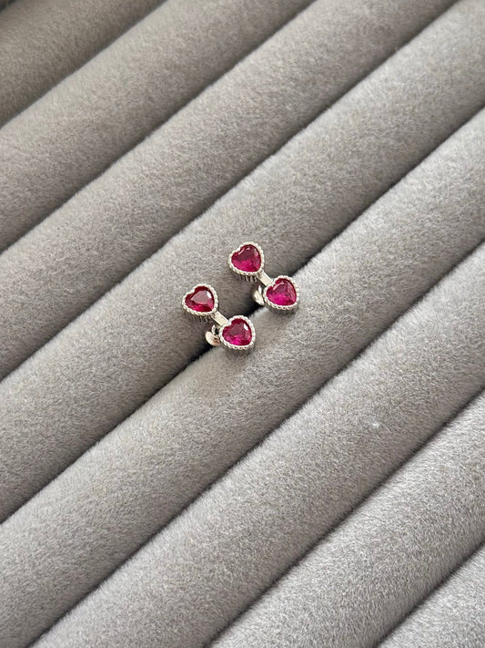 Topo dos corazones fucsia