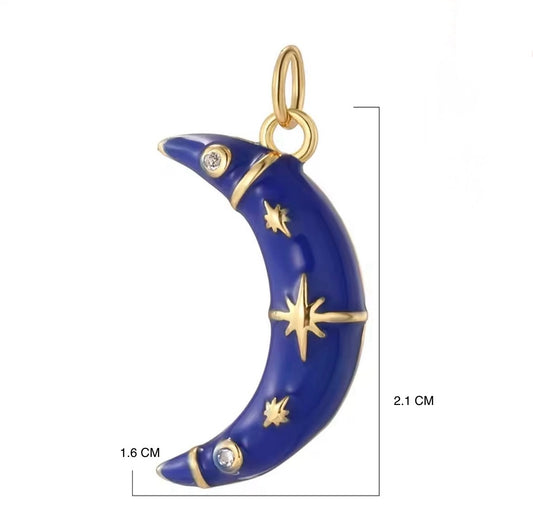 Dije Luna azul