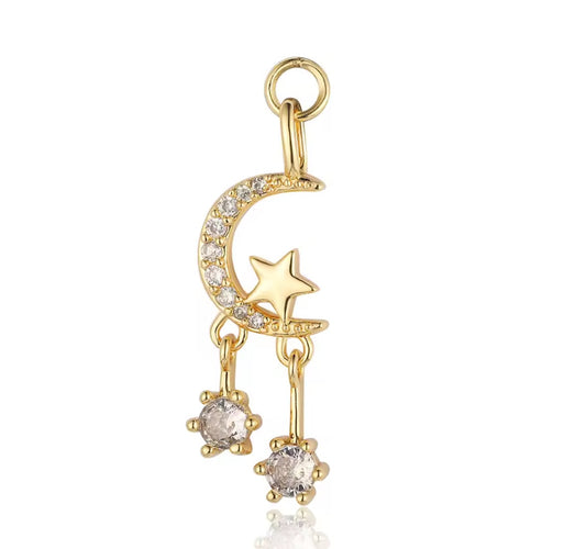 Dije Luna y Estrella