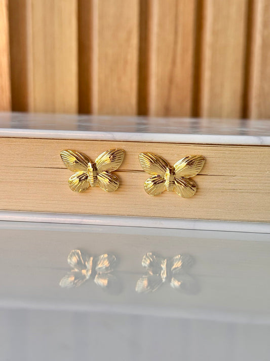 Topo mariposa acero